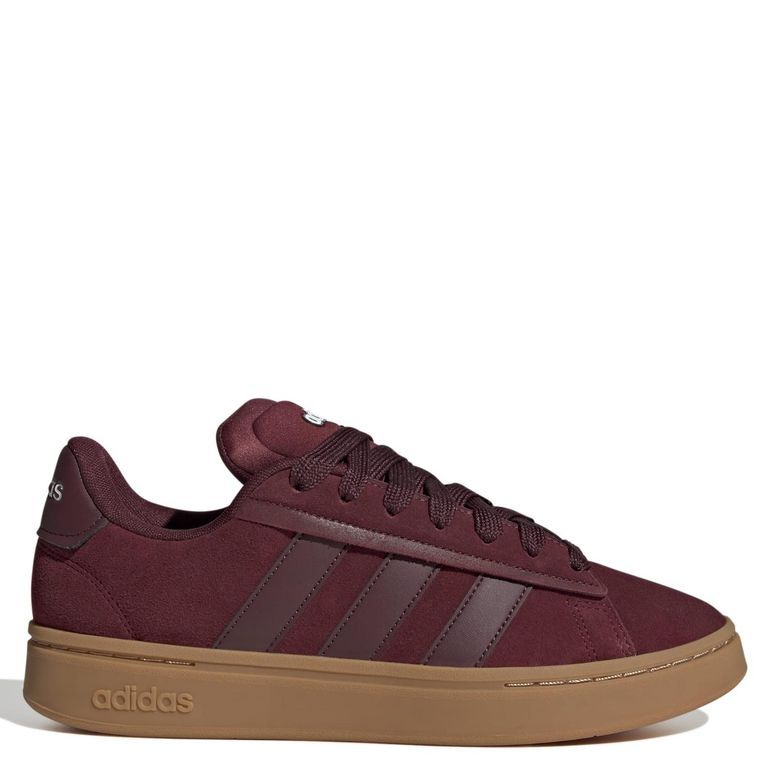 Grand Court Alpha Zapatos Urbana Hombre Cuero Rojo Adidas