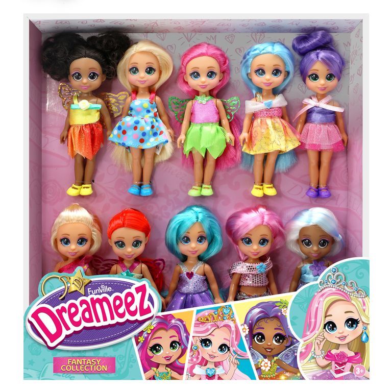 Pack X 10 Mini Muñecas Dreameez