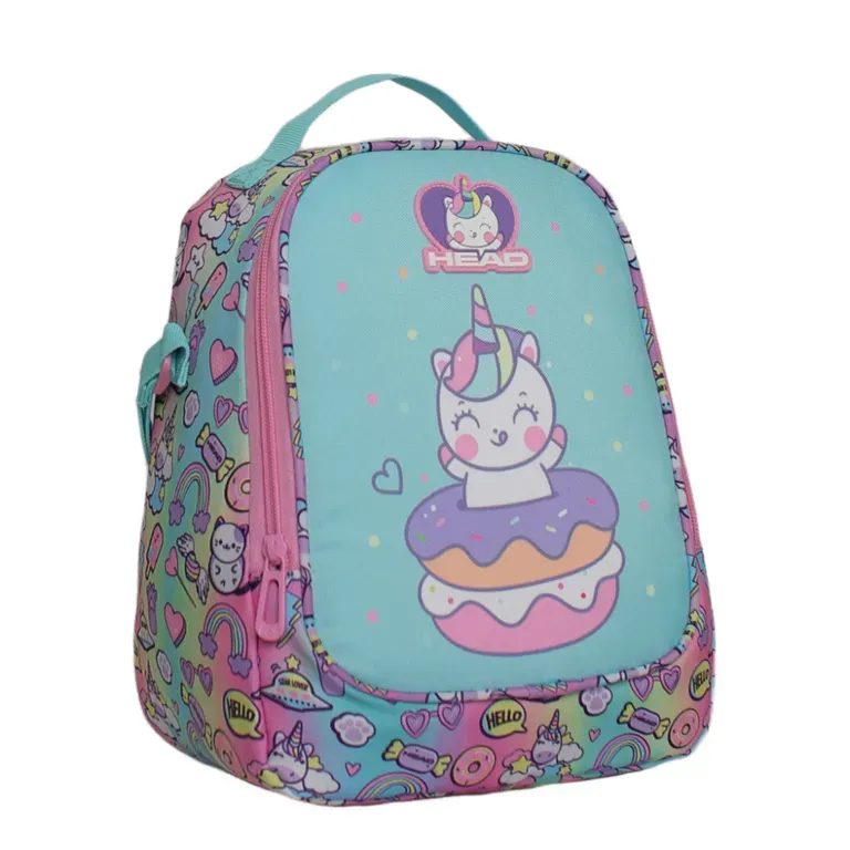 Lonchera Mujer Grey Faded Multicolor Head