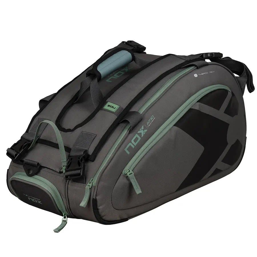 Paletero de Padel Nox Team Gris/Verde 2025 