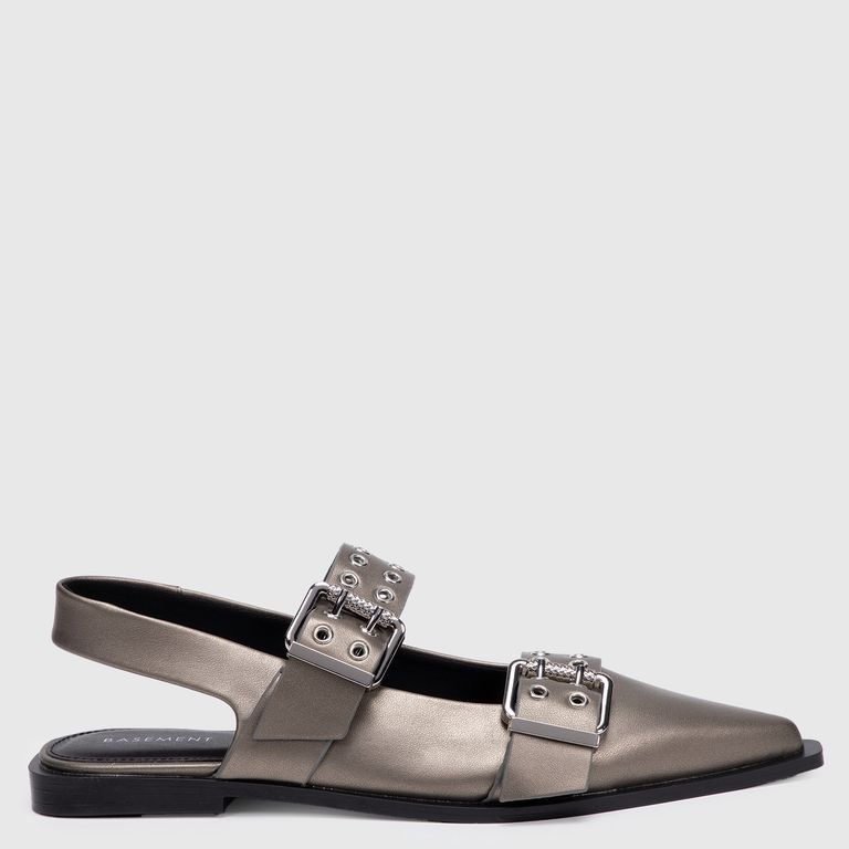 Acybo Zapato Casual Mujer Casual Plateado Basement