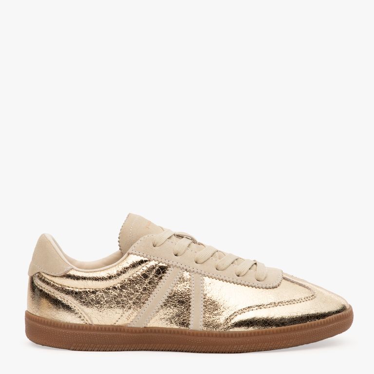 Zapatos Urbana Mujer Dorado Basement