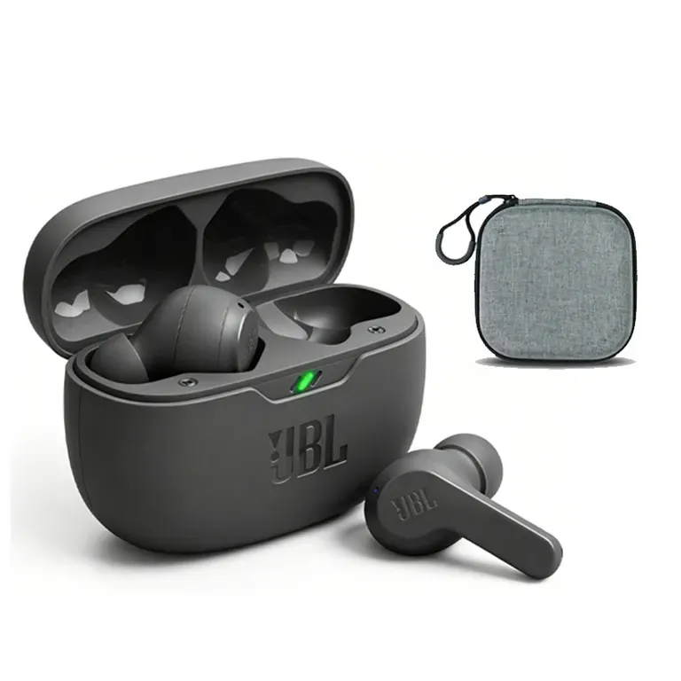 Audífonos Bluetooth JBL WAVE BEAM NC  Funda protectora