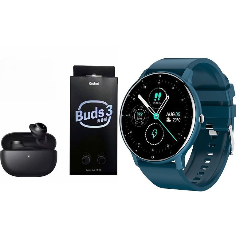 ZL02D Smartwatch+XIAOMI RedMi Buds3Lite Auriculares Bluetooth