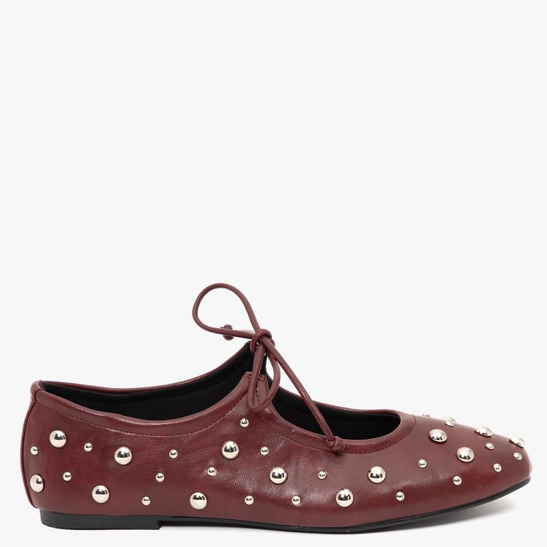 Ballerina Ballet Sneakers Mujer Burdeo Sybilla