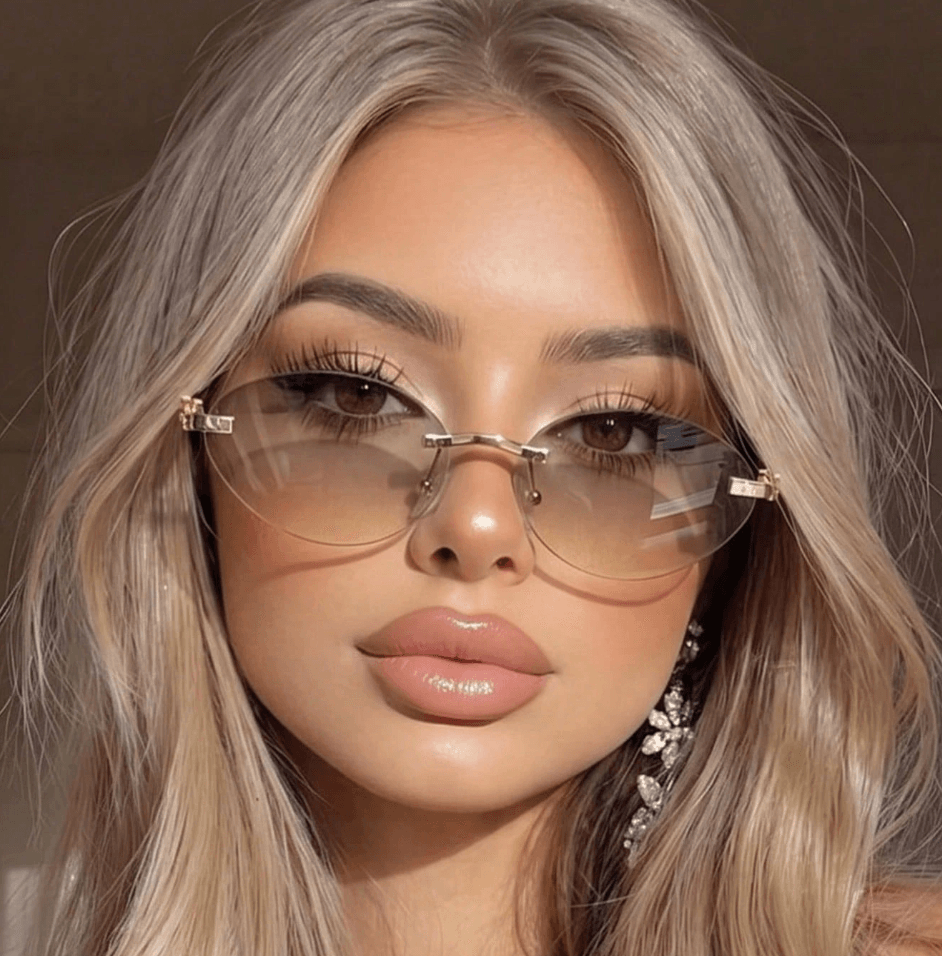 Lentes de moda retro 