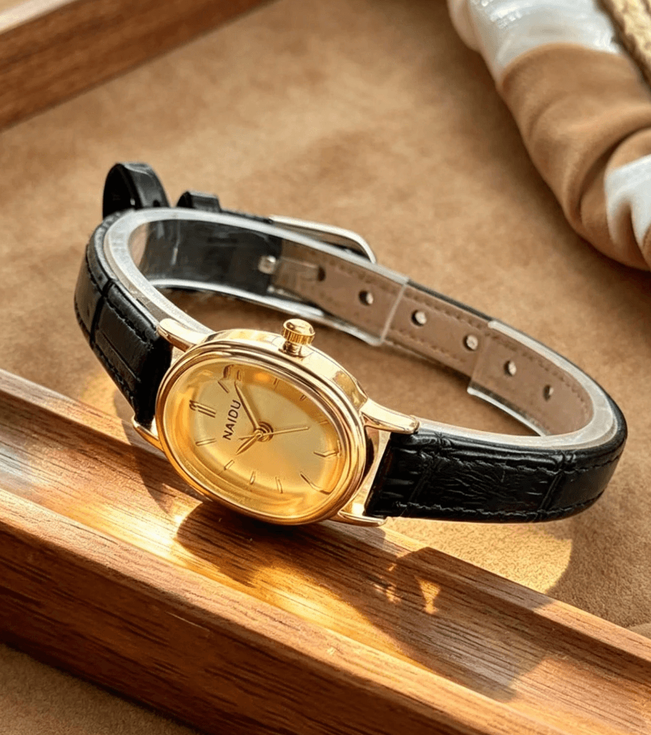 Reloj de mujer con correa de piel