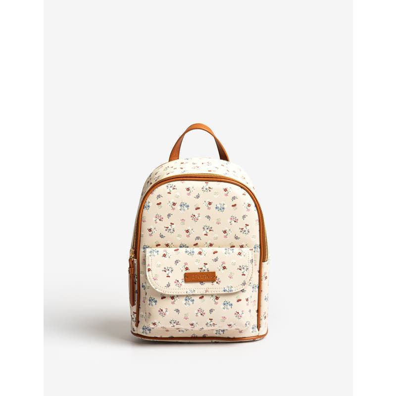 Mochila tramada flores