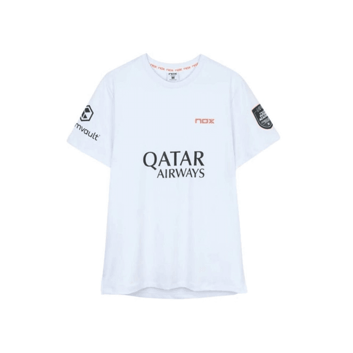 Camiseta Nox Agustin Tapia Sponsors AT10 Blanco 2026