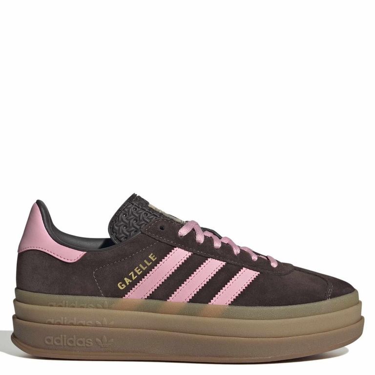 Gazelle Bold Zapatos Urbana Mujer Cuero Café Adidas Originals