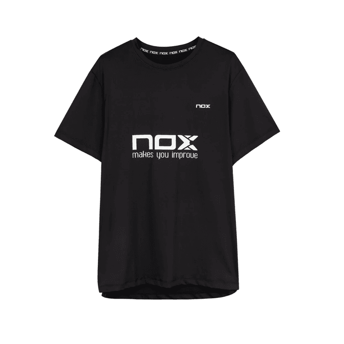 Polera Nox Sponsor LA10 Negra de Leo Augsburguer 2025