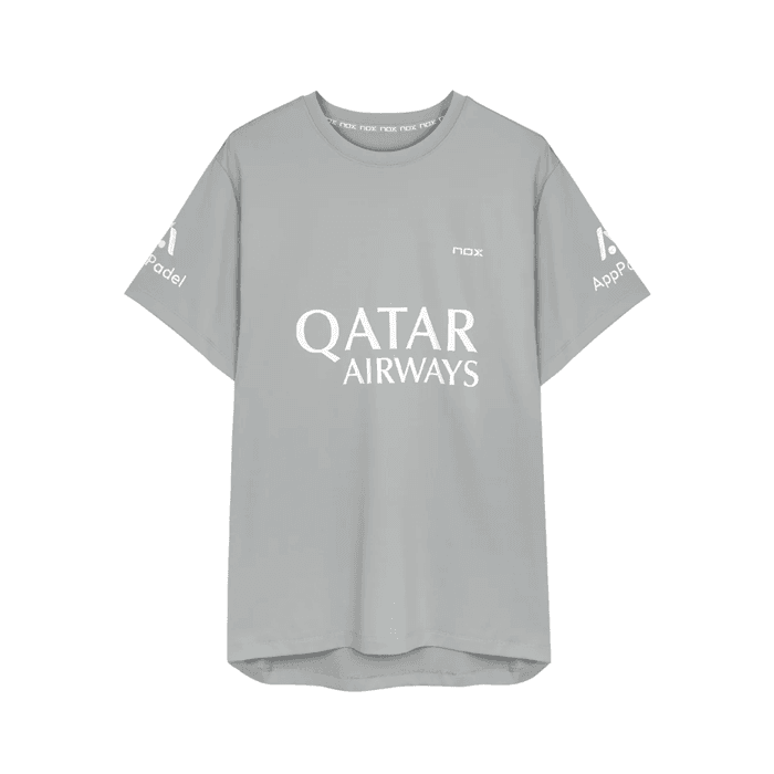 Camiseta Nox Agustin Tapia Sponsors AT10 Gris 2025