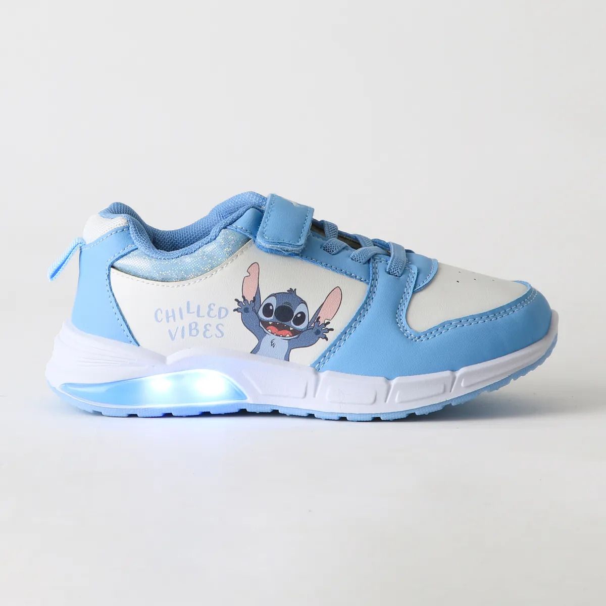 Zapatos Luces Niña Velcro Lilo & Stitch Azul | Disney