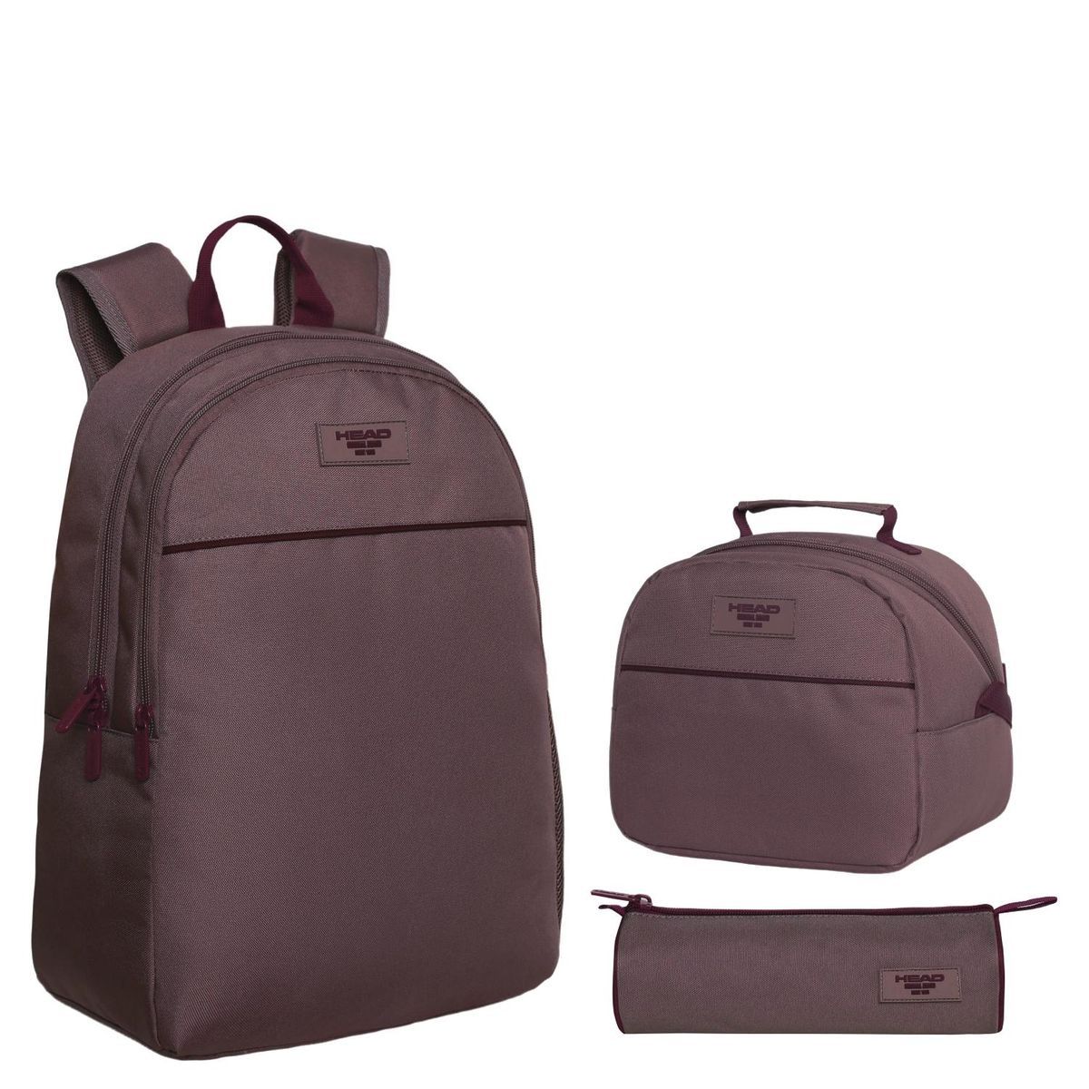 Pack Escolar Mochila + Lonchera + Estuche Head