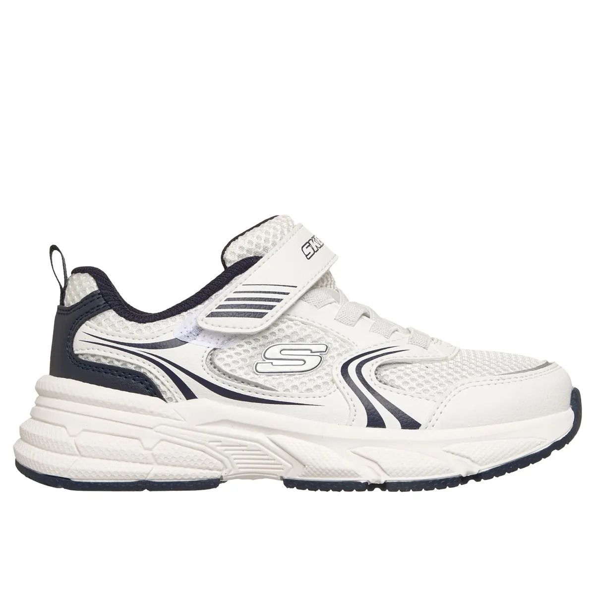 Zapatos Niño Retro-Graph Blanco | Skechers