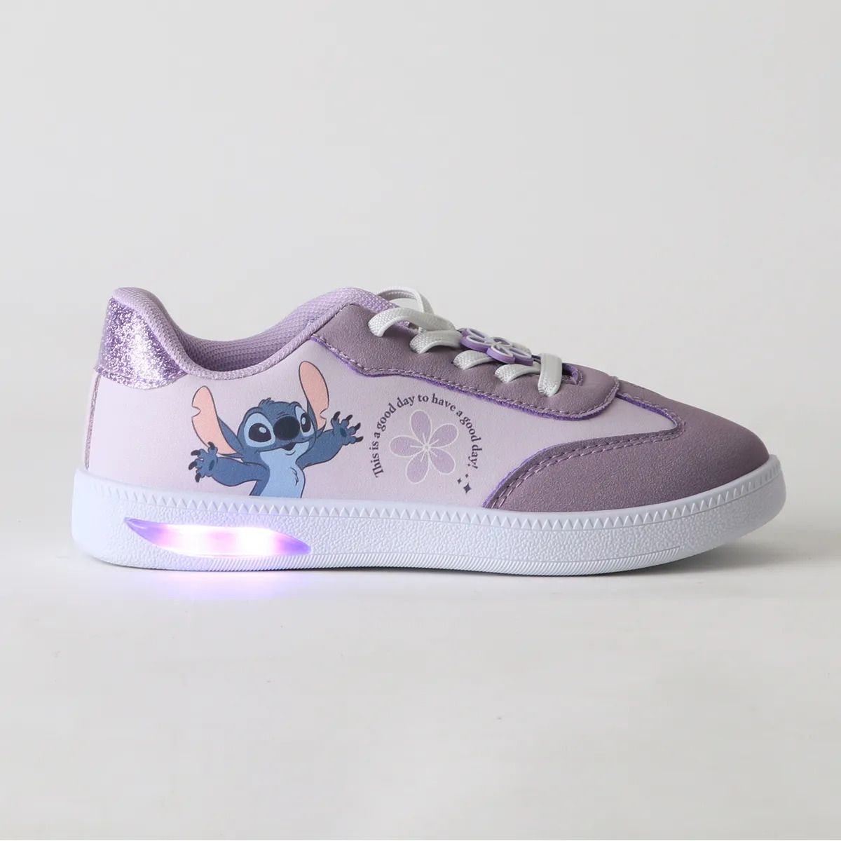 Zapatos Luces Niña Flor Lilo & Stitch Morado | Disney